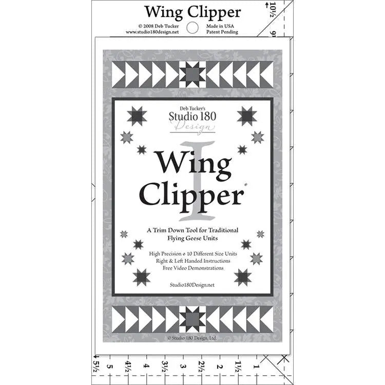 Wing Clipper Ruler by Studio 180 Design