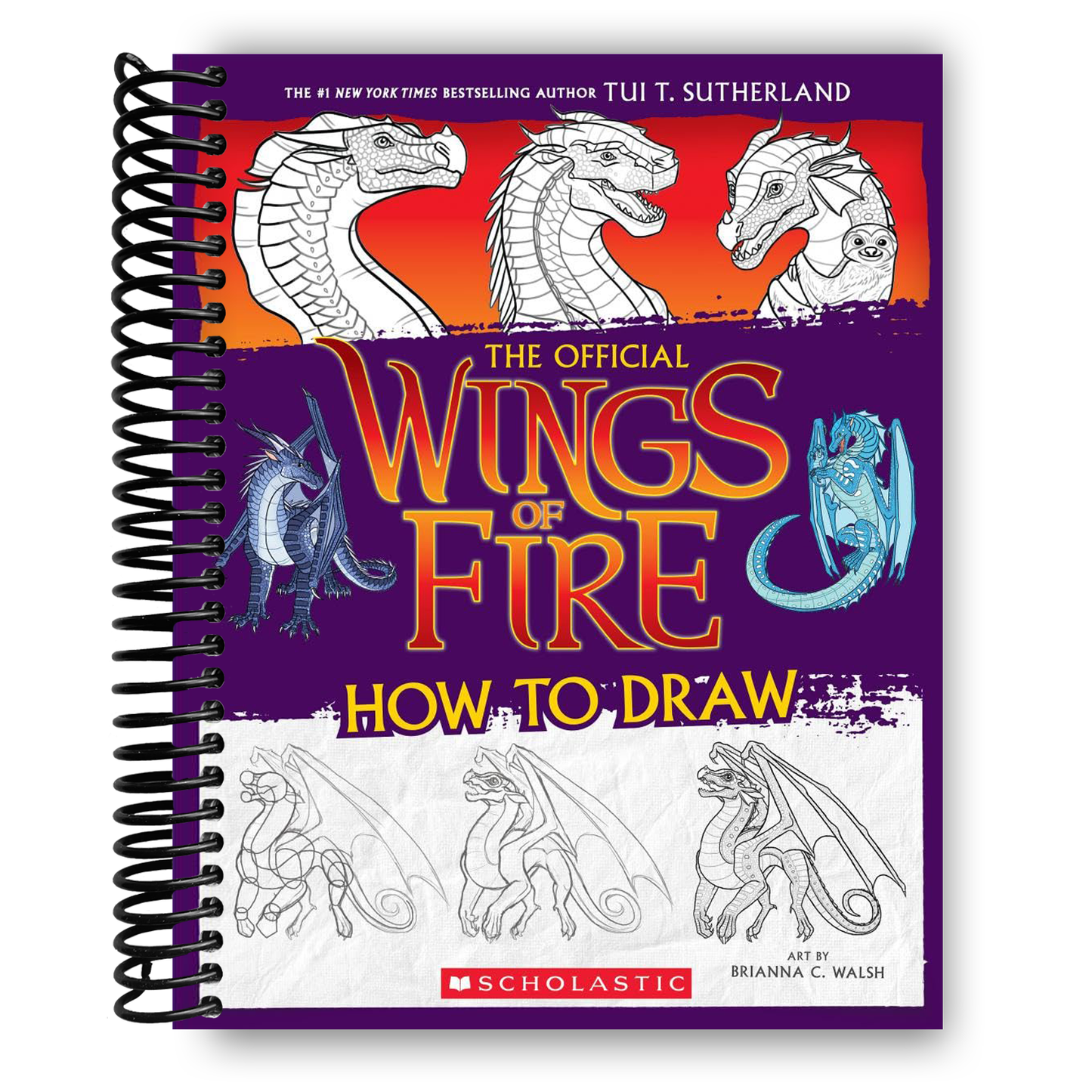 Ailes de feu : Le guide officiel pour dessiner (Relié en spirale)