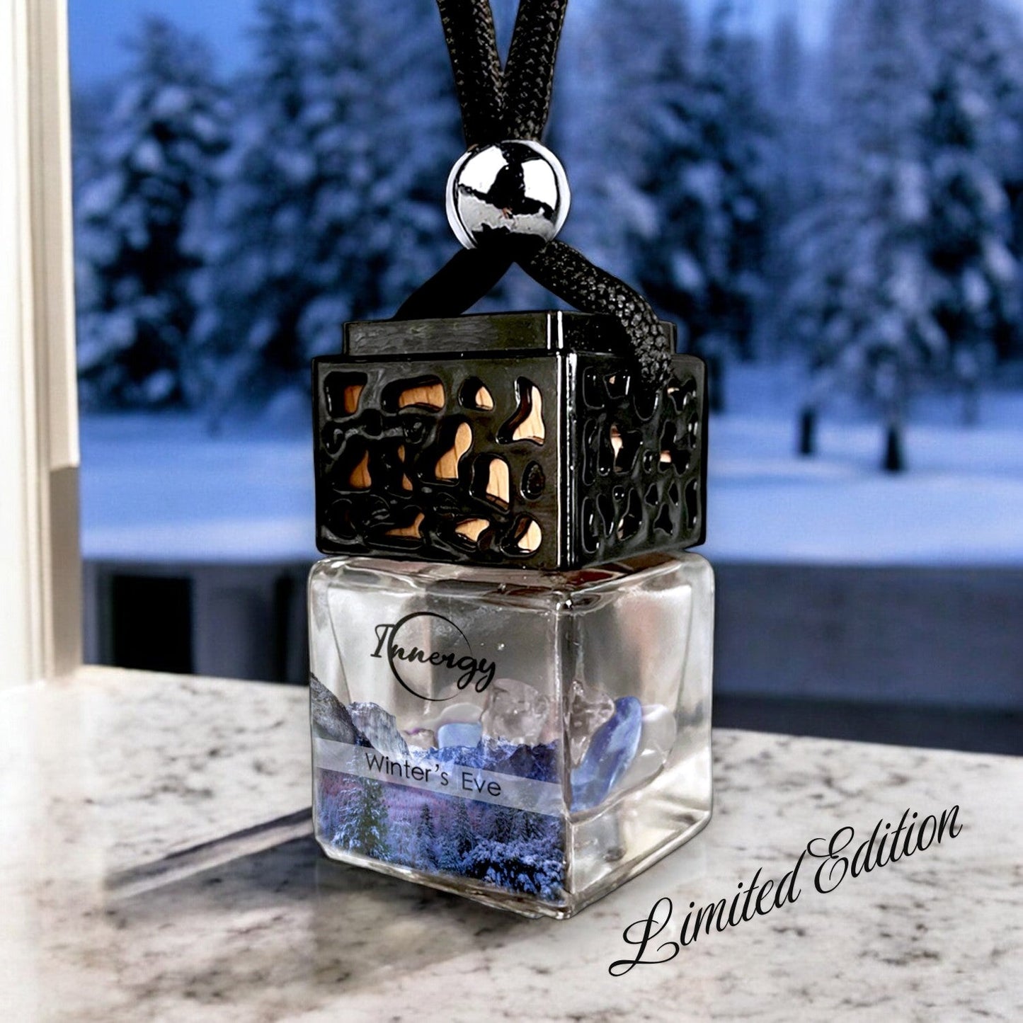 Exclusive Winter's Eve Crystal-Infused Car Diffuser - 8ml - Korvel