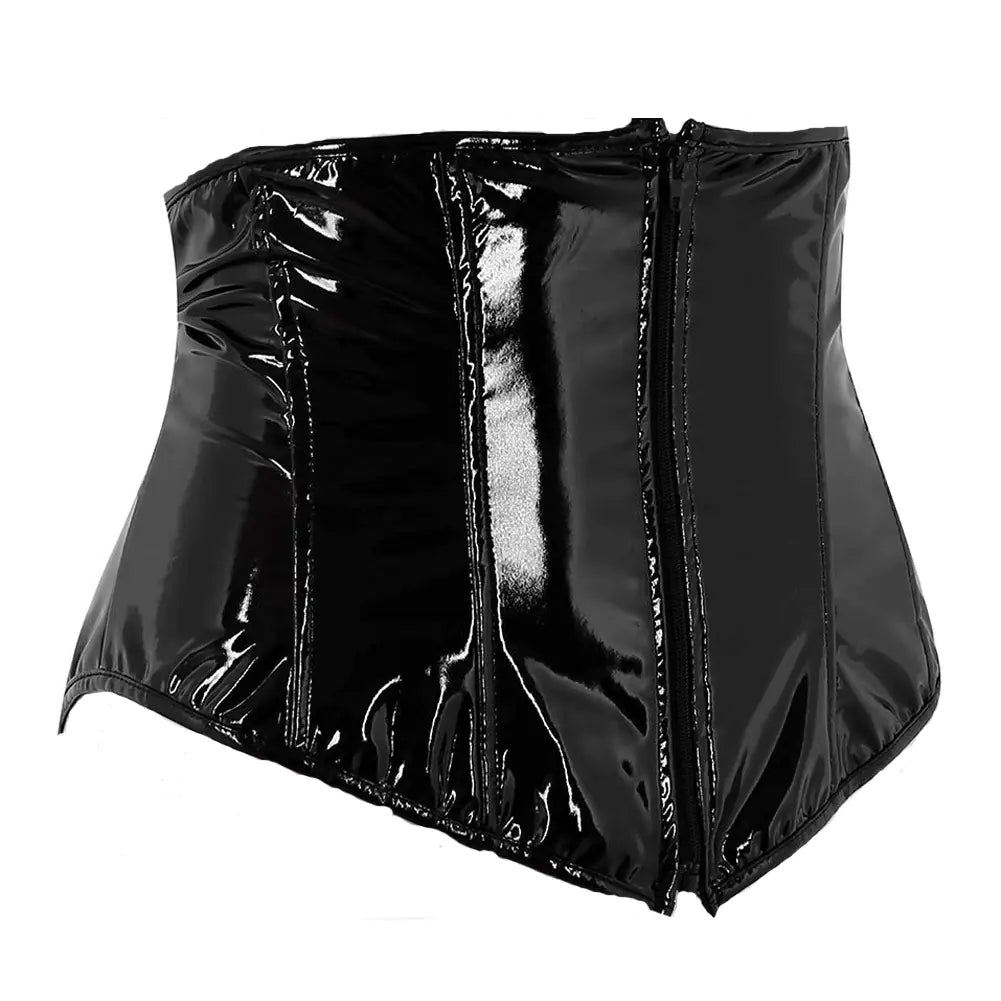 Elegant PU Leather Waist Clip Corset for Women