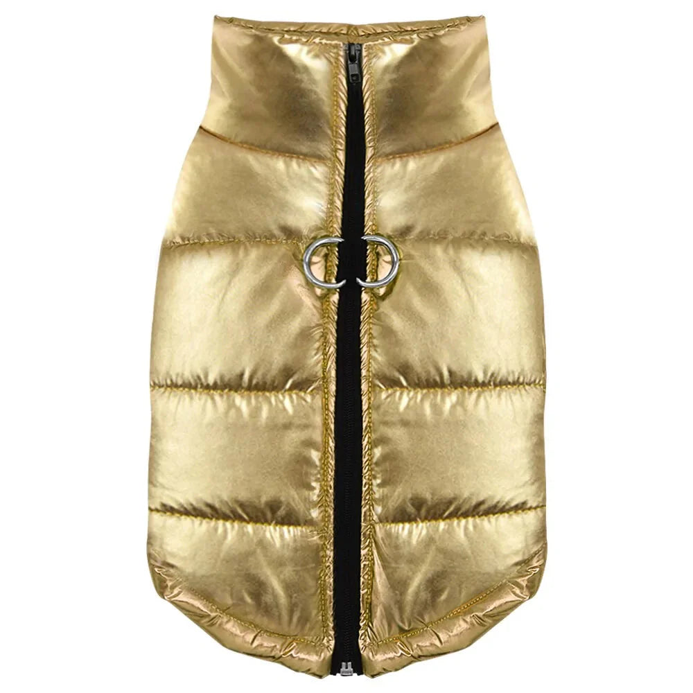 Veste d'hiver imperméable pour petits chiens