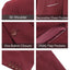 Ensemble de costume 2 pièces ajusté pour homme Cloudstyle en rouge vin