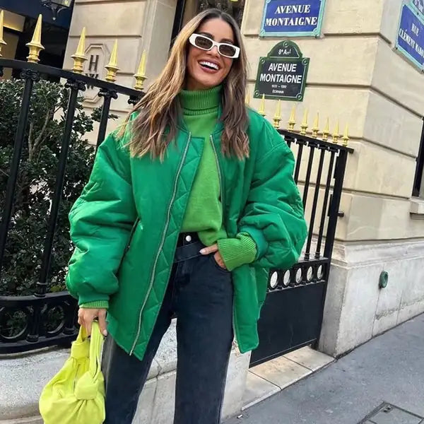 Chaqueta Bomber Premium con Cierre