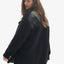 Veste en laine sherpa rembourrée - Noir