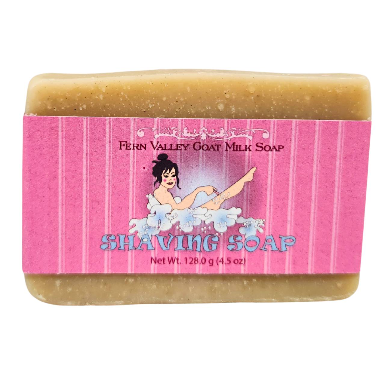 Savon fait main au lait de chèvre | Savon à raser à la noix de coco et à la verveine de lime