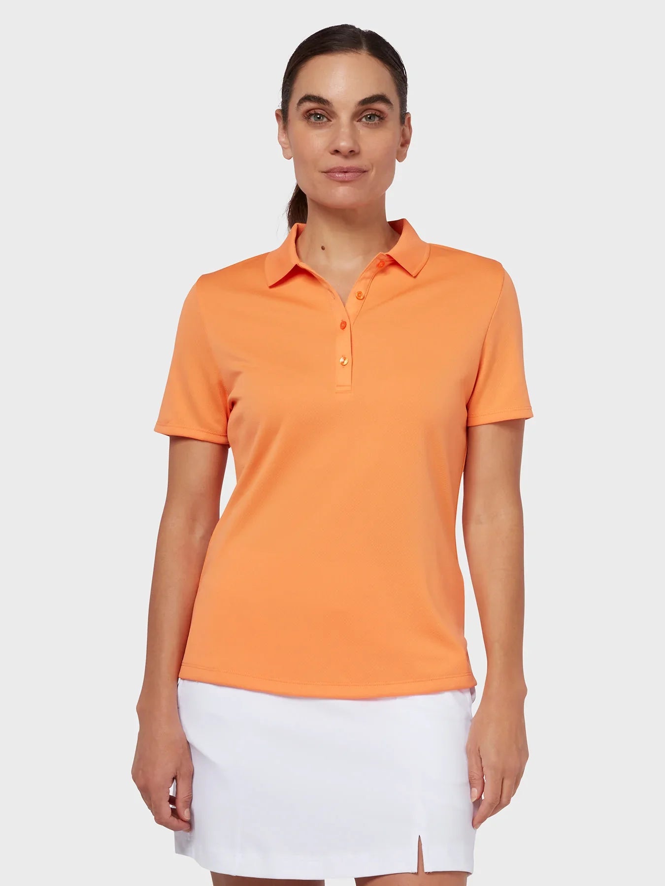 Women's Performance Solid Swing Tech Golf Polo