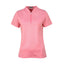 Polo jaspeado con textura tonal para mujer 