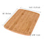 Extra Large Bamboo Cutting Board – 18"x12" Double-Sided with Deep Juice Groove - Korvel