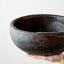 Vintage Iroko Wood Bowl - Hand-Carved West African Artistry