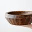 Vintage Iroko Wood Bowl - Hand-Carved West African Artistry