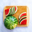 Large Bamboo Cutting Board – 14"x11" Double-Sided with Deep Juice Groove - Korvel