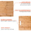 Extra Large Bamboo Cutting Board – 17"x12" Double-Sided with Juice Groove, 3 Compartments & Handle - Korvel