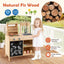 Set de jeu barbecue en bois avec tableau noir et évier
