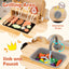 Set de jeu barbecue en bois avec tableau noir et évier