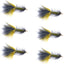 Premium Olive & Black Bead Head Woolly Bugger Streamer Flies - 6 Pack for Trout Fishing - Size 8 - Korvel