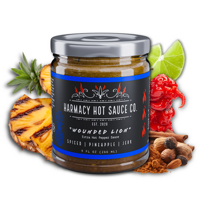 Wounded Lion - Extra Hot Pineapple Jerk Sauce (9oz)