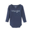 Wrangler Infant Long Sleeve Onesie - Navy Aztec Logo - Korvel