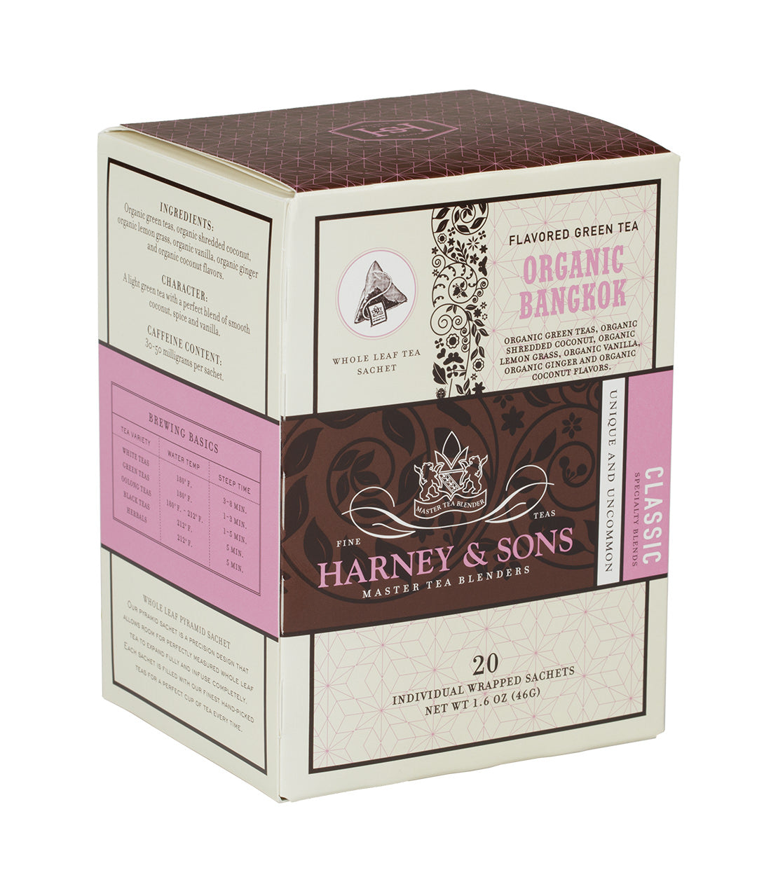Mezcla de Té Verde Orgánico de Bangkok con Coco, Jengibre y Vainilla