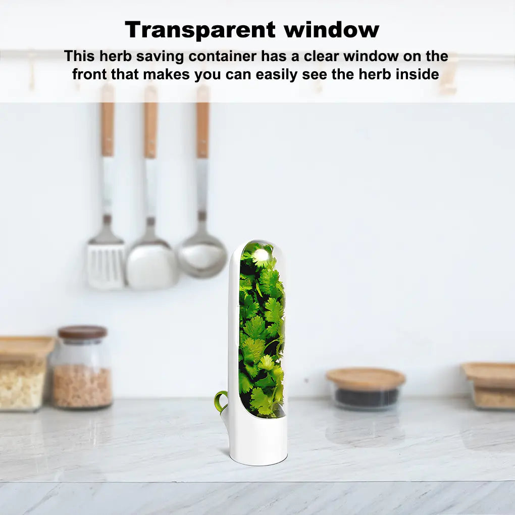 Conteneur de stockage de cuisine portable pour herbes et légumes