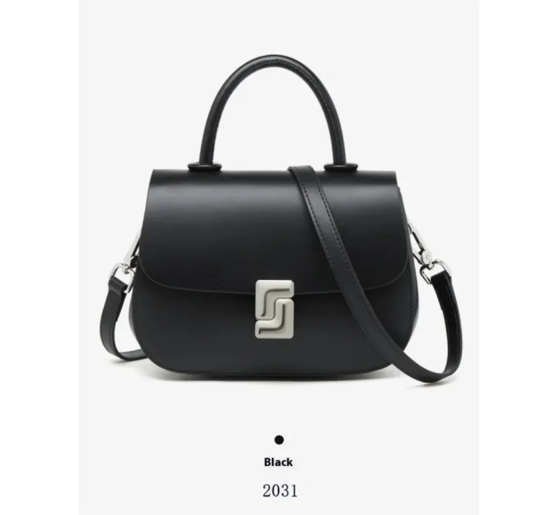 Sac bandoulière en cuir rétro