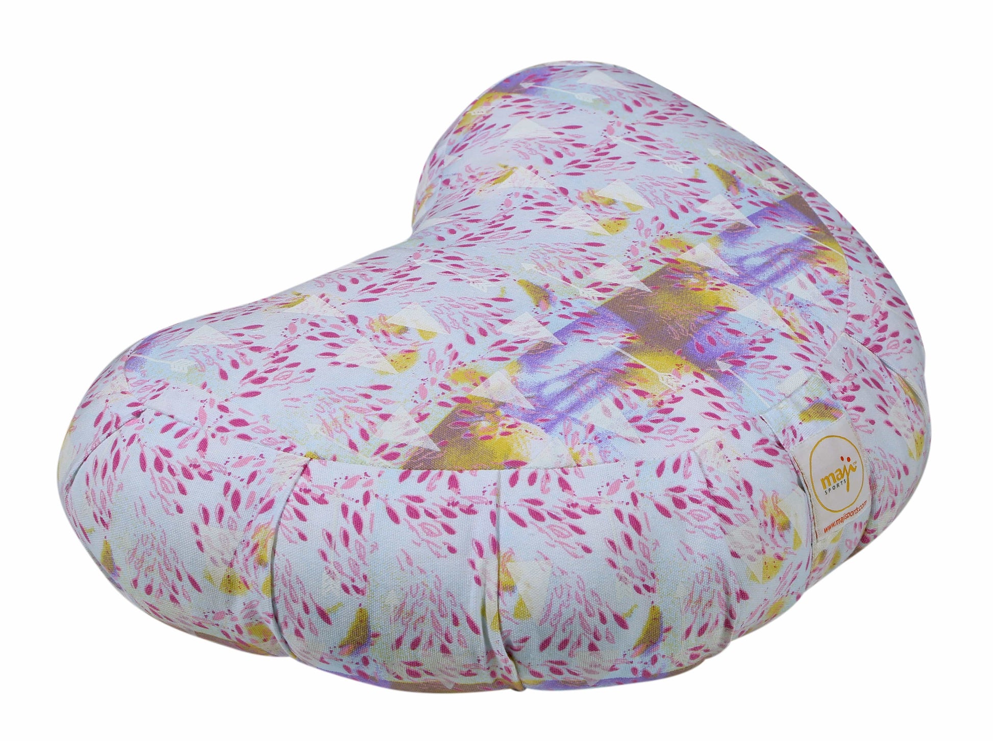 Halfmoon Zafu Meditation Cushion for Ultimate Comfort - Korvel