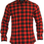 Titan Performance Long Sleeve Shirt - Black/Red Plaid - Korvel