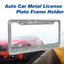 Juego de Marcos para Placas de Licencia con Brillantes Strass