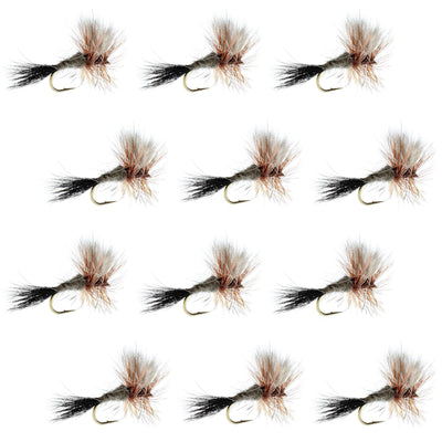 Ausable Wulff Classic Dry Fly - 12 Premium Size 10 Flies - Korvel