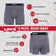 Pack de 4 bóxers para hombre de Levi's - Ropa interior elástica y transpirable