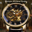 Men's Luxury Mechanical Watch with Leather Band