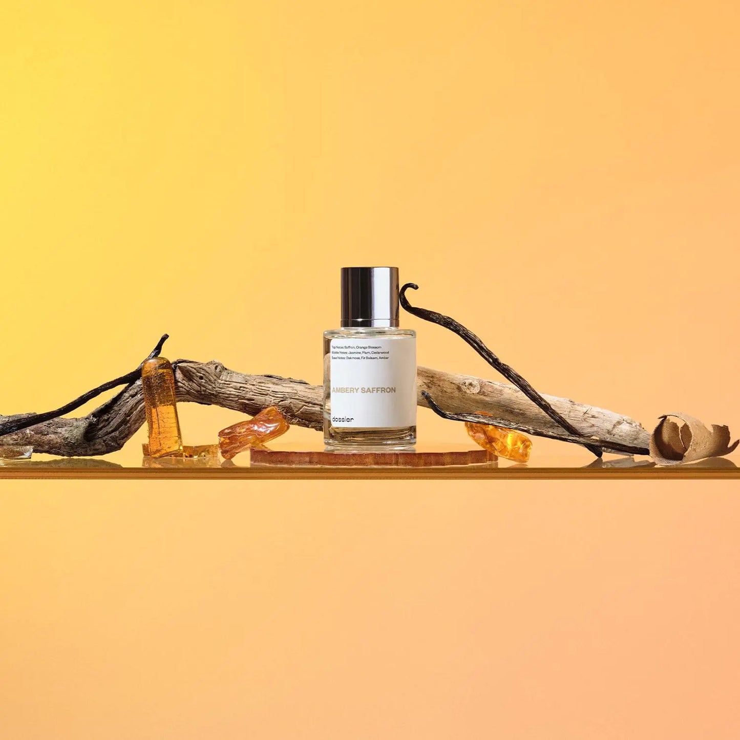 Dossier Ambery Saffron Eau de Parfum - Fragancia de lujo unisex