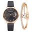Conjunto de Reloj y Pulsera con Números de Luna