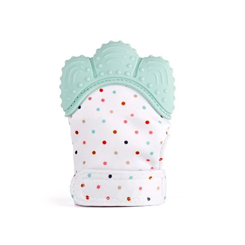 Mitten de dentition pour bébé premium pour le confort et le jeu