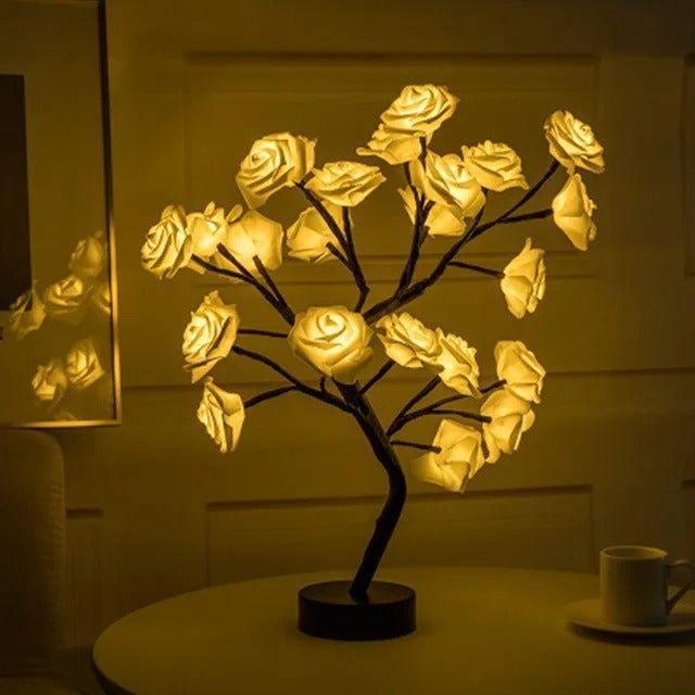 Luces de Árbol de Tarjeta de Navidad