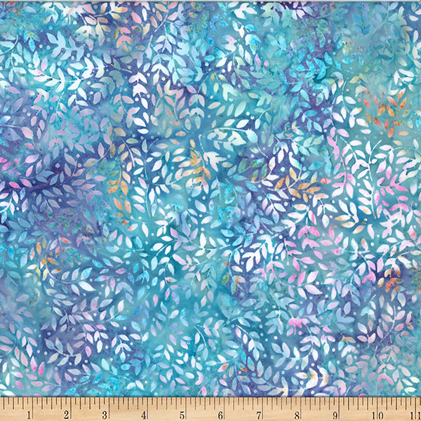 Rainbow Sweets Bali Batik Packed Leaves Cotton Fabric