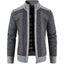 Men’s Stand Collar Plush Sweater