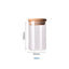 Contenants de stockage alimentaire en verre borosilicate recouverts de bambou