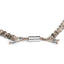 Sterling Silver Jasper Bead Station Bracelet with Bolo Clasp