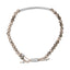 Sterling Silver Jasper Bead Station Bracelet with Bolo Clasp