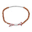 Sterling Silver Sand Bead Station Bracelet Bolo