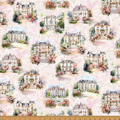 Blush Manors Soiree Cotton Fabric - 43"/44" Per Yard