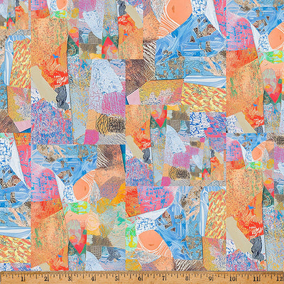 Crafty Cats Tutti-Frutti Cotton Fabric - 43"/44" Per Yard