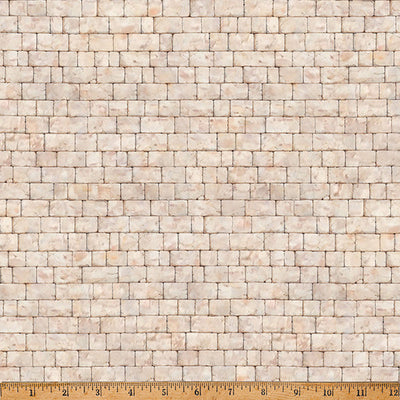 Tela de Algodón Beige Antiguo Bonjour Belle - 43"/44" por Yarda