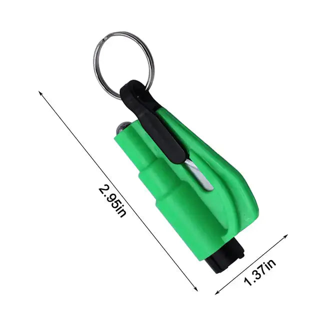 Marteau de sécurité pour voiture avec porte-clés - Outil d'urgence essentiel
