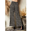 Pantalones de Pierna Ancha con Puntos Cepillados