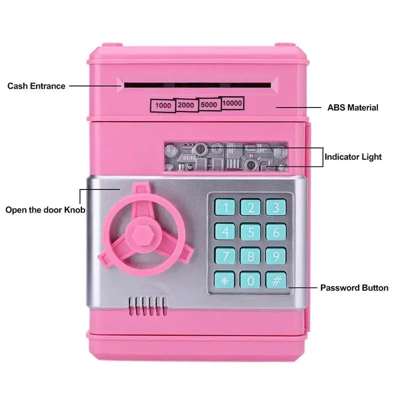 Caja de Ahorros Electrónica - Mini Alcancía para Niños