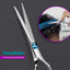 Ciseaux de coupe de cheveux en acier inoxydable premium - 6,5 pouces