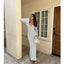 Robe de Plage Tricotée Élegante à Col V Transparent – Couverture à Manches Longues