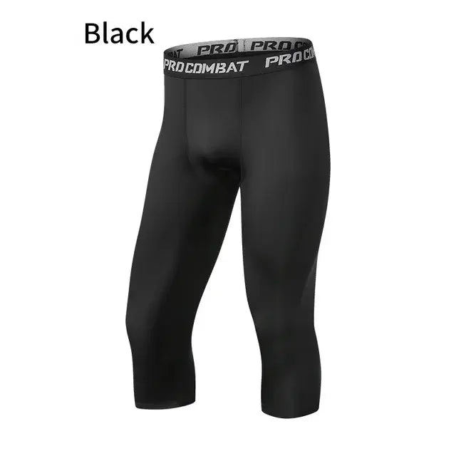 Collants 3/4 de gym pour hommes pour une performance active