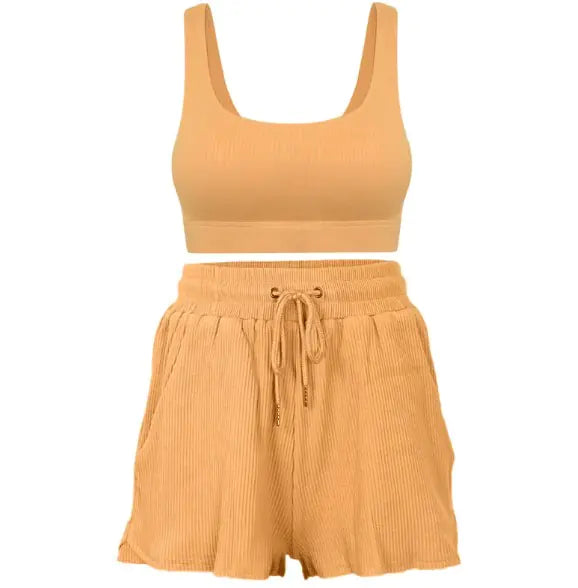 Premium Loose Short Sleeve Yoga Suit